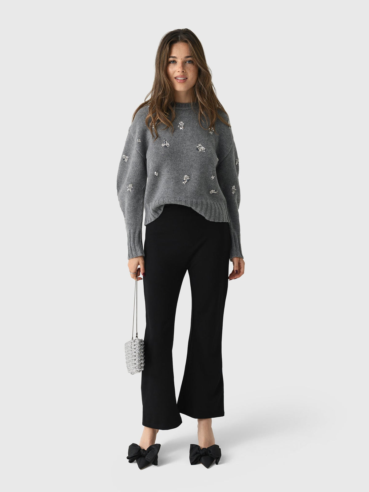 Simkhai Women's Coraline Crewneck Sweater