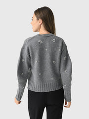Simkhai Women's Coraline Crewneck Sweater