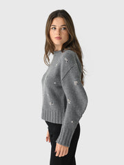 Simkhai Women's Coraline Crewneck Sweater
