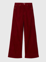 Re/Done Women's High Rise Wide Leg Jean