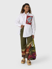 Alemais Women's Scarlet Embellished Shirt