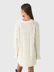 Ciao Lucia Women's Pria Cable Knit Sweater Dress