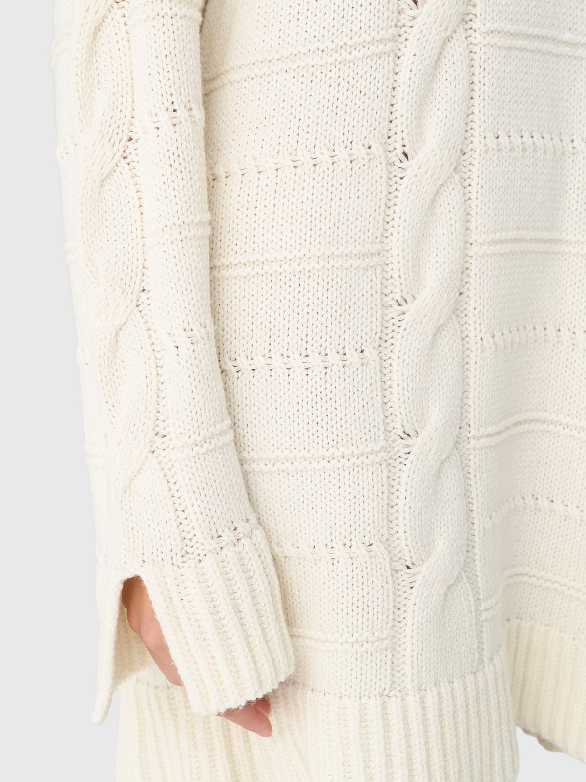 Ciao Lucia Women's Pria Cable Knit Sweater Dress
