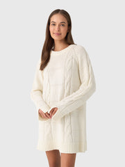 Ciao Lucia Women's Pria Cable Knit Sweater Dress
