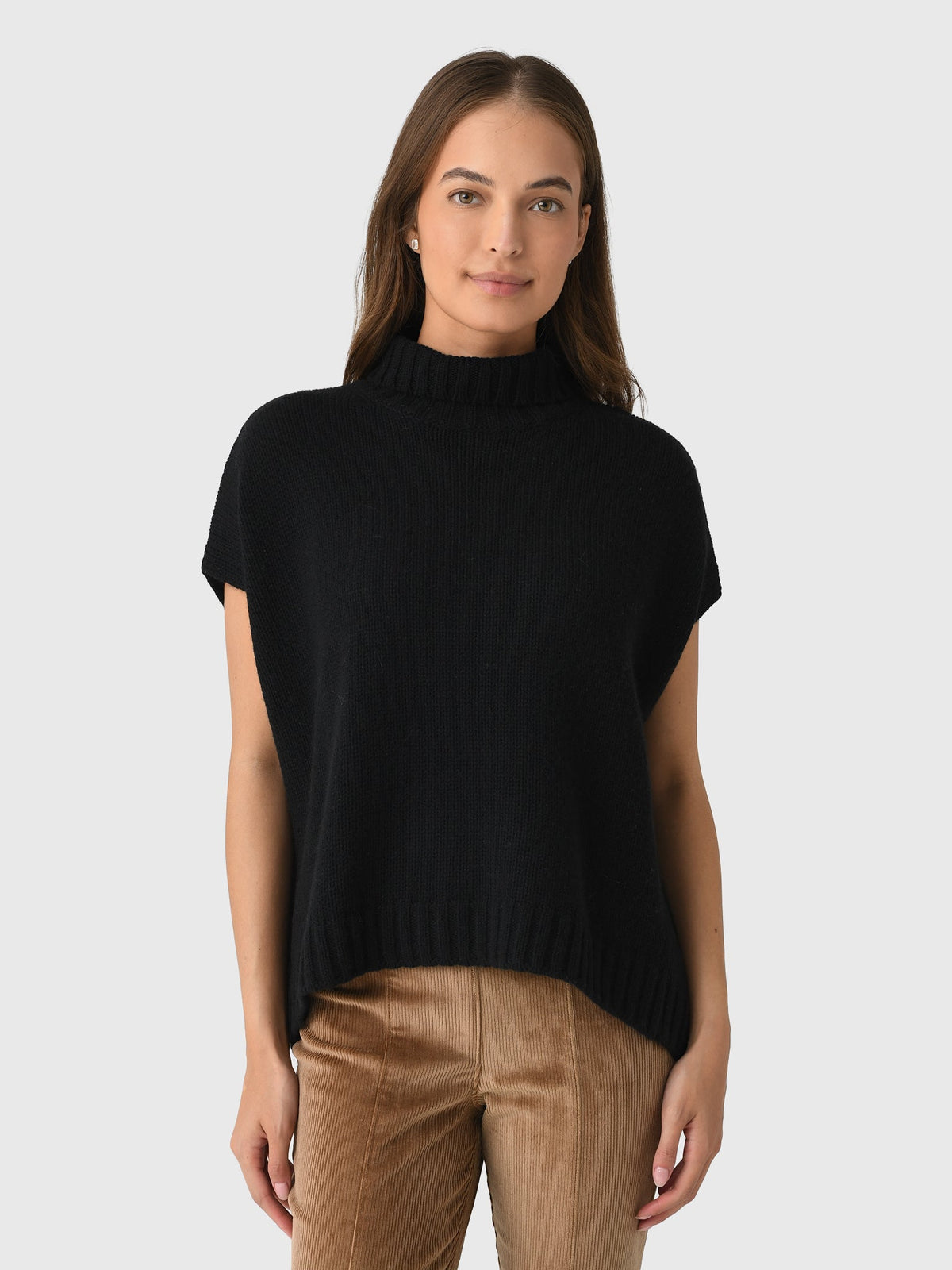 Organic John Patrick Women's Turtleneck Gilet