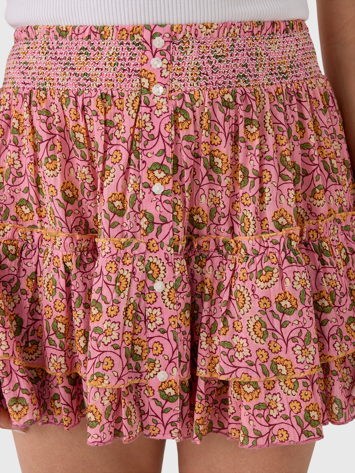 M.A.B.E Women's Ceci Print Mini Skirt