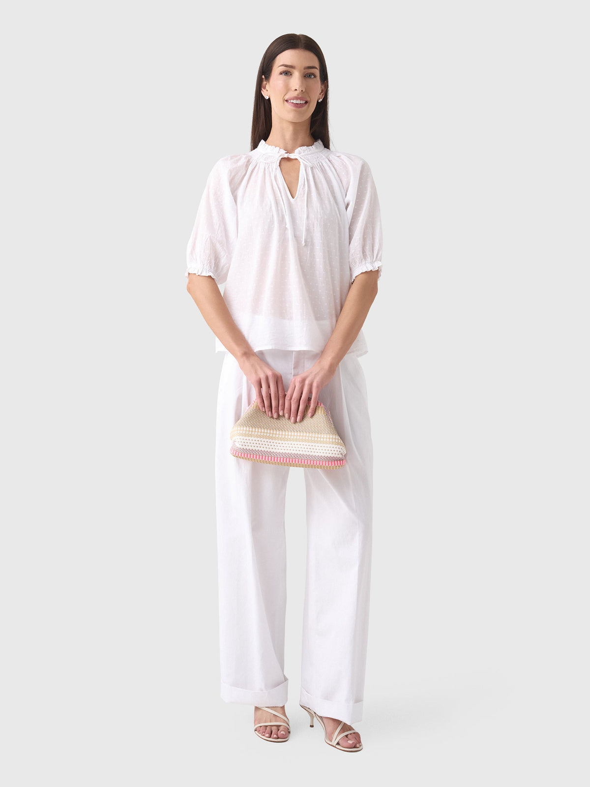 M.A.B.E Women's Lotta Short Sleeve Top