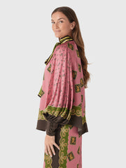 Alemais Women's Lacey Silk Blouse