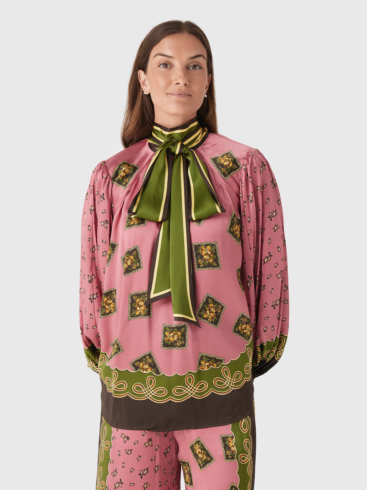 Alemais Women's Lacey Silk Blouse