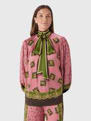 Alemais Women's Lacey Silk Blouse