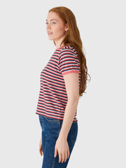 Mother Women's The Lil' Goodie Ringer Tee