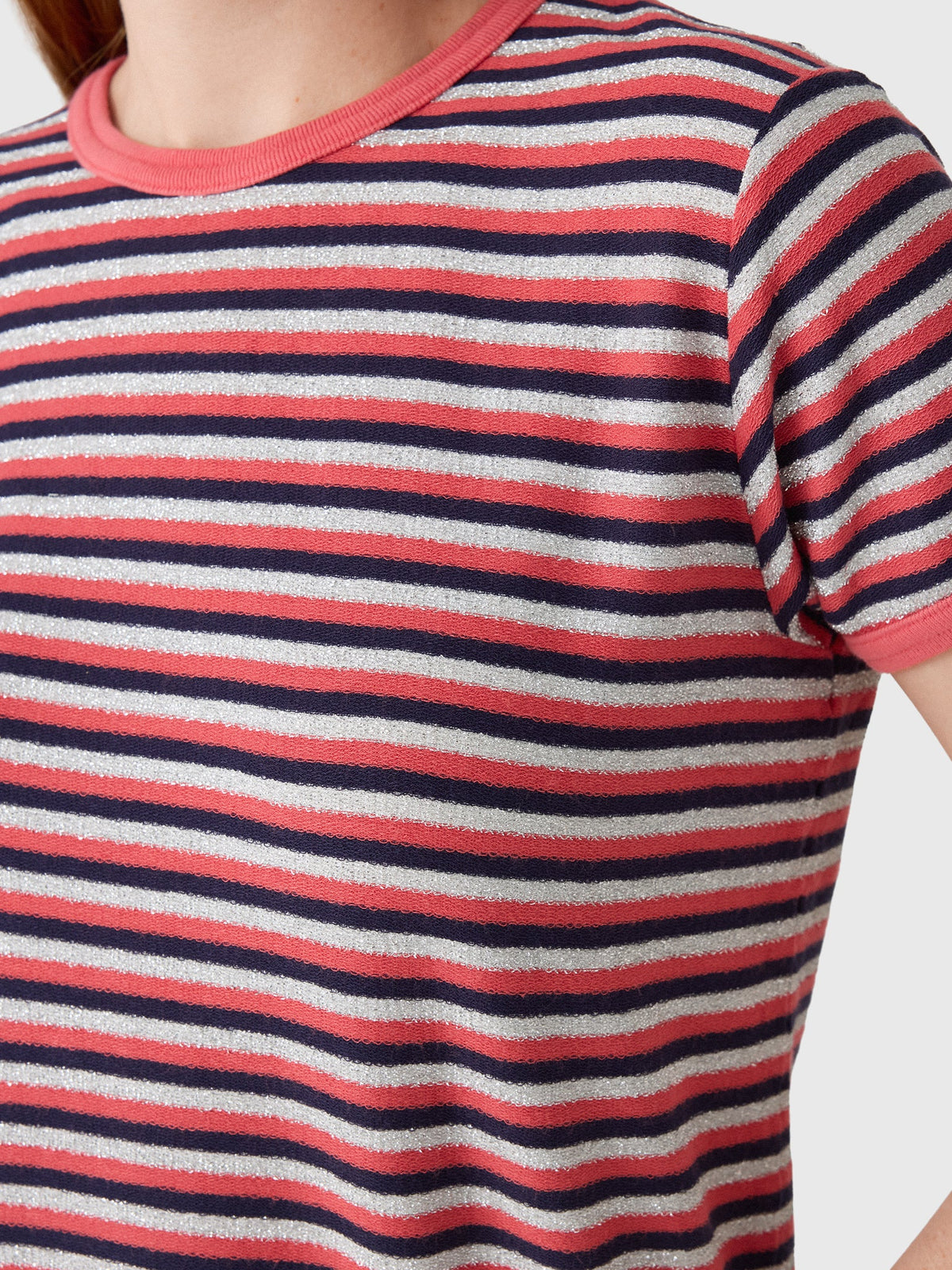 Mother Women's The Lil' Goodie Ringer Tee