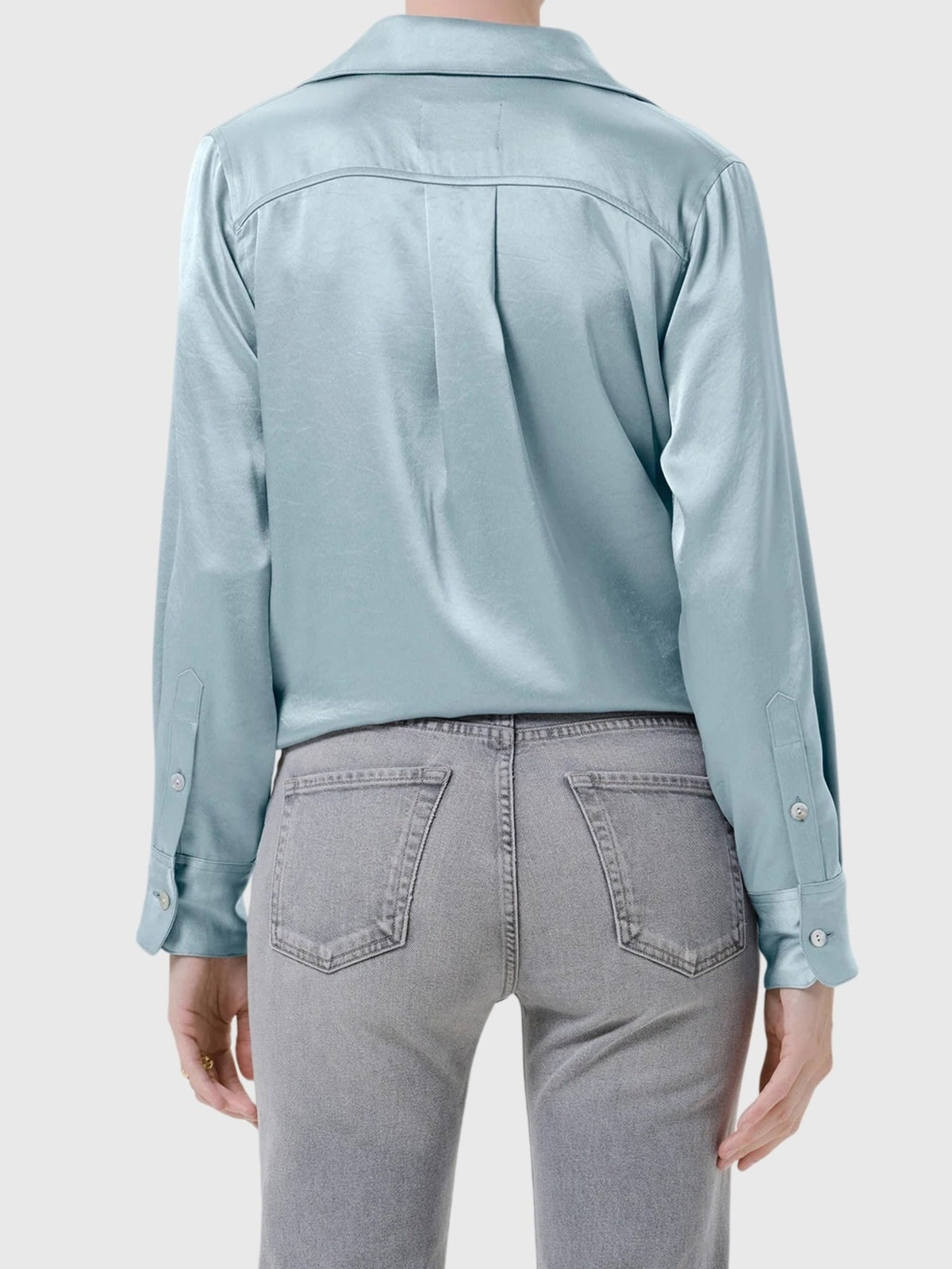 Citizens Of Humanity Women's Tullah Japanese Hammered Satin Shirt