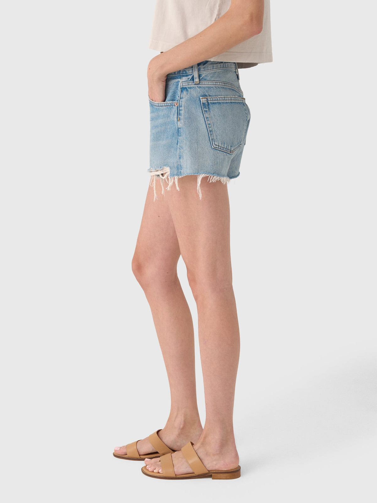 Agolde Women's Parker Vintage Cut Off Short