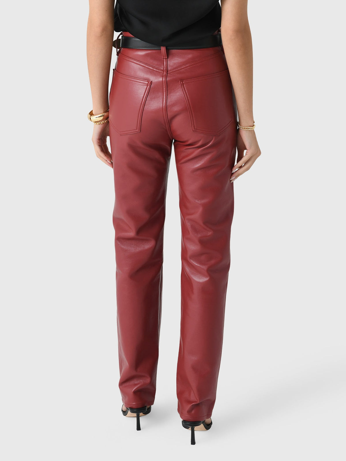 Agolde Women's 90s Pinch Waist Straight Long Pant