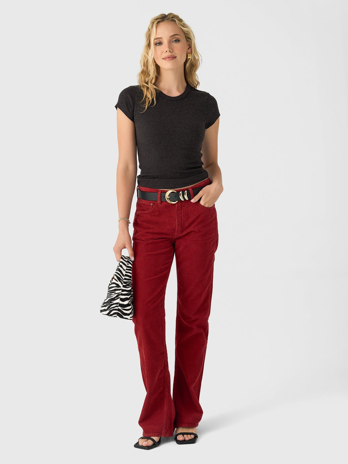 Agolde Women's Kick Boot Corduroy Jean