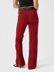 Agolde Women's Kick Boot Corduroy Jean