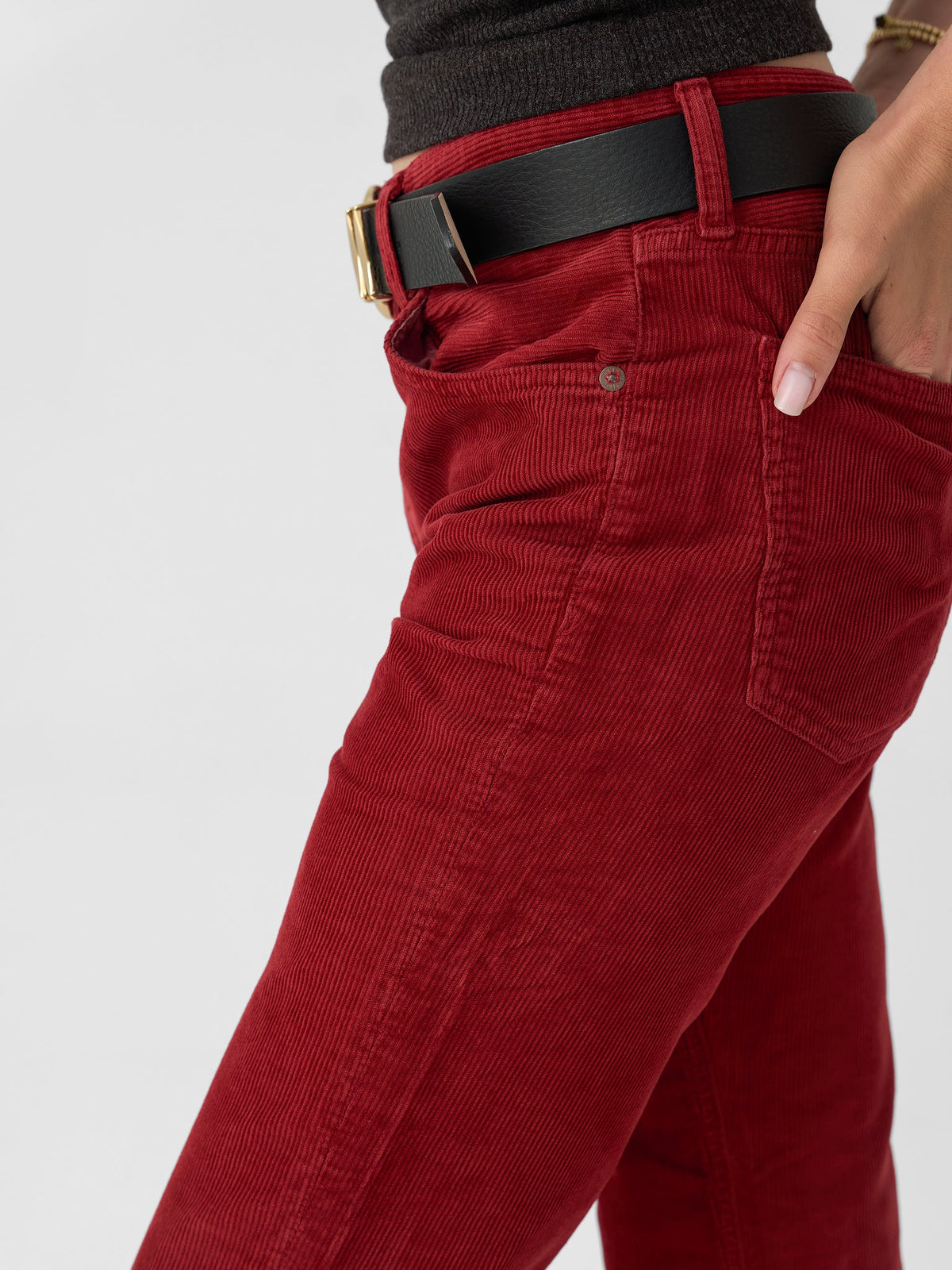 Agolde Women's Kick Boot Corduroy Jean