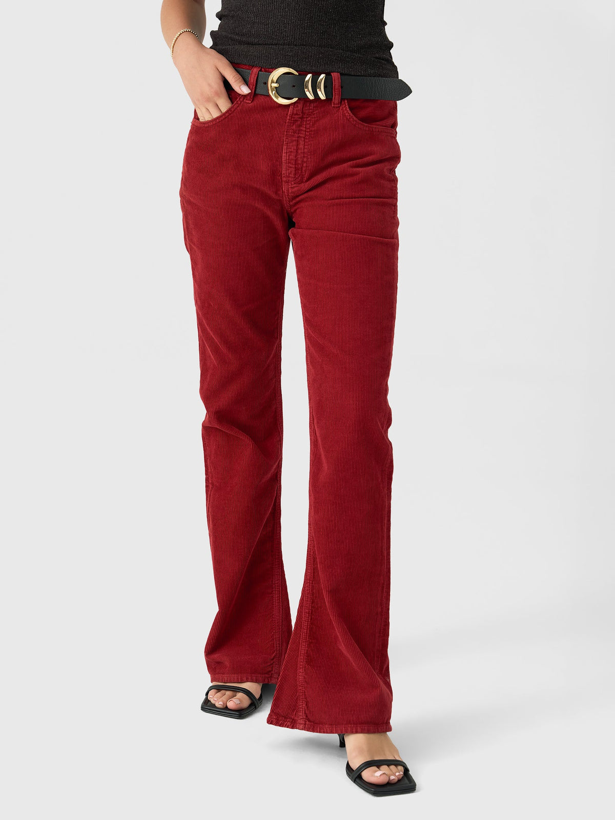 Agolde Women's Kick Boot Corduroy Jean