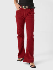 Agolde Women's Kick Boot Corduroy Jean