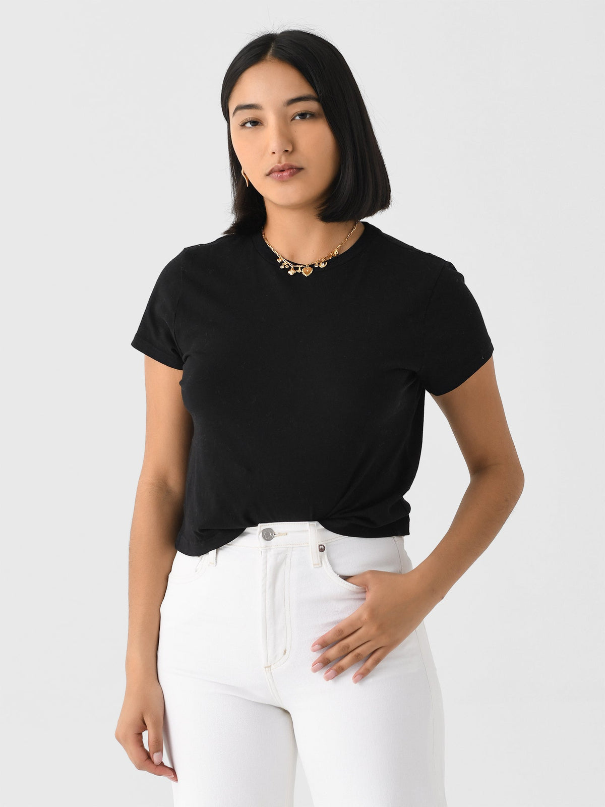 Agolde Women's Adine Shrunken Tee
