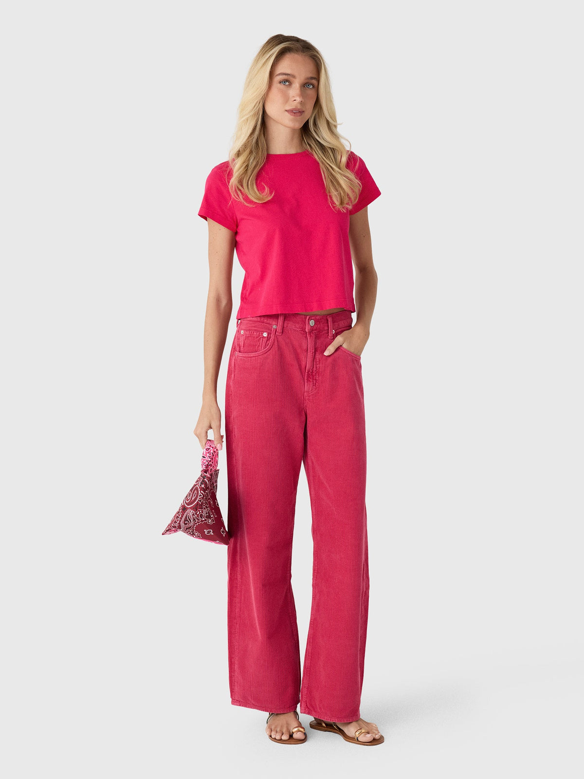 Agolde Women's Adine Shrunken Tee