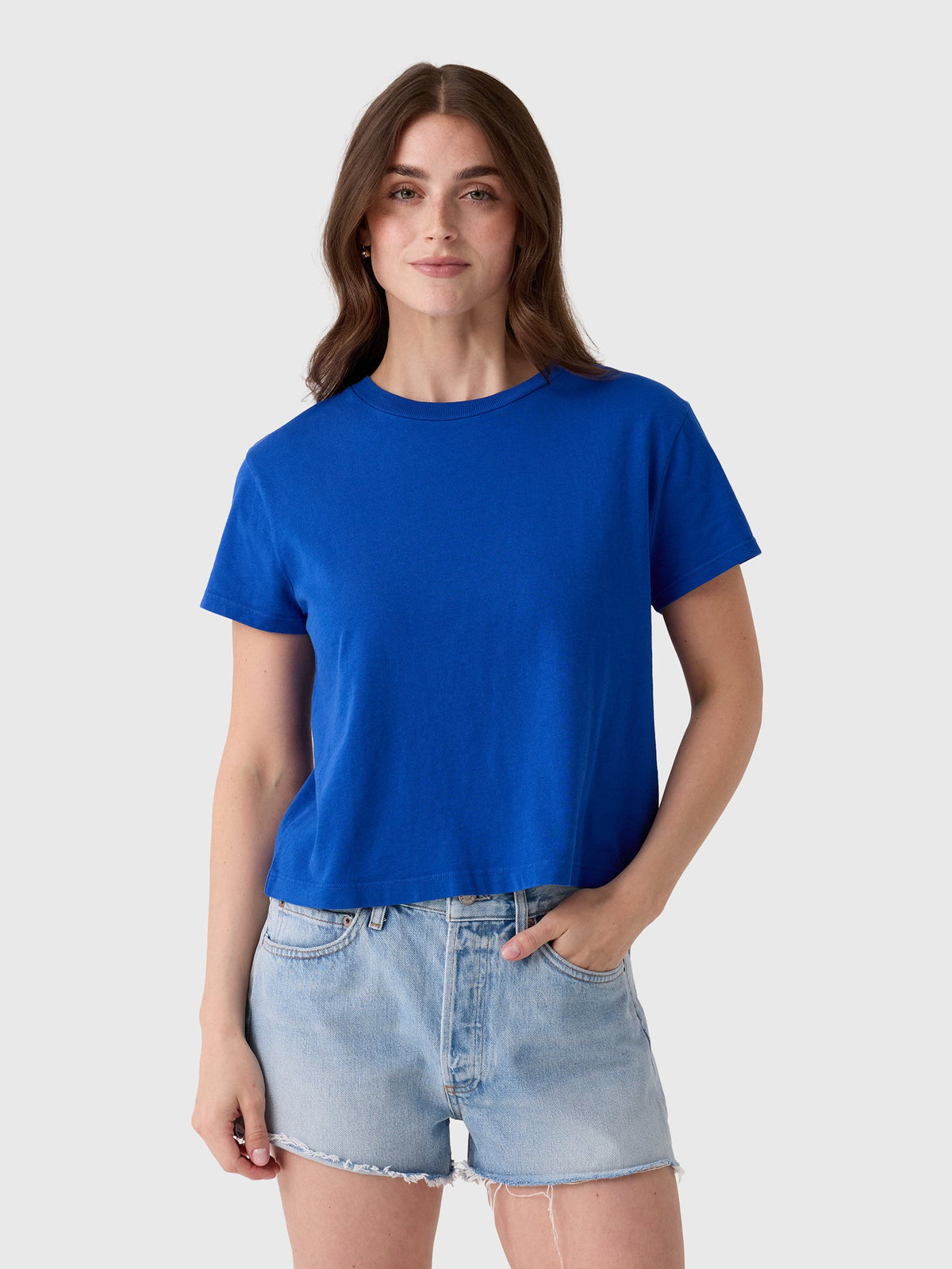 Agolde Women's Adine Shrunken Tee