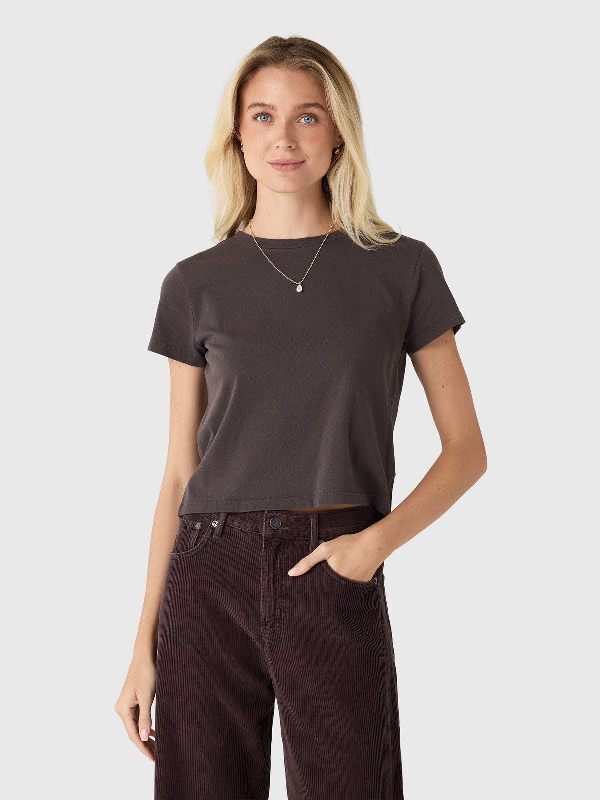 Agolde Women's Adine Shrunken Tee