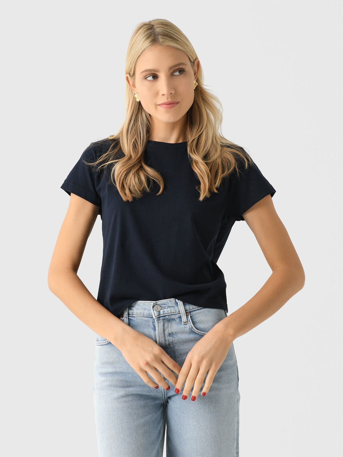 Agolde Women's Adine Shrunken Tee