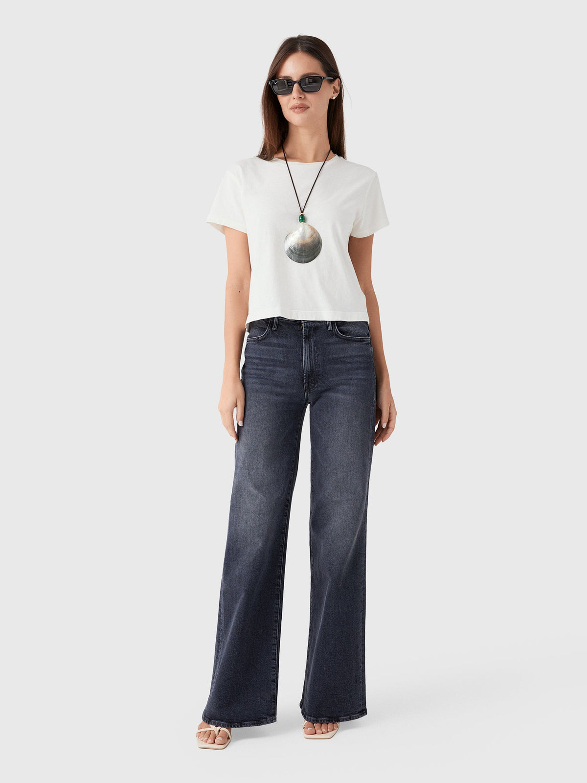 Agolde Women's Adine Shrunken Tee