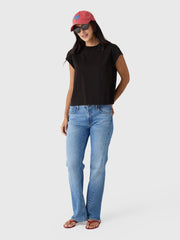 Agolde Women's Bryce Cap Sleeve Tee