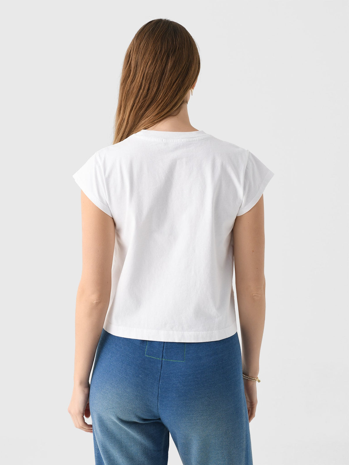 Agolde Women's Bryce Cap Sleeve Tee