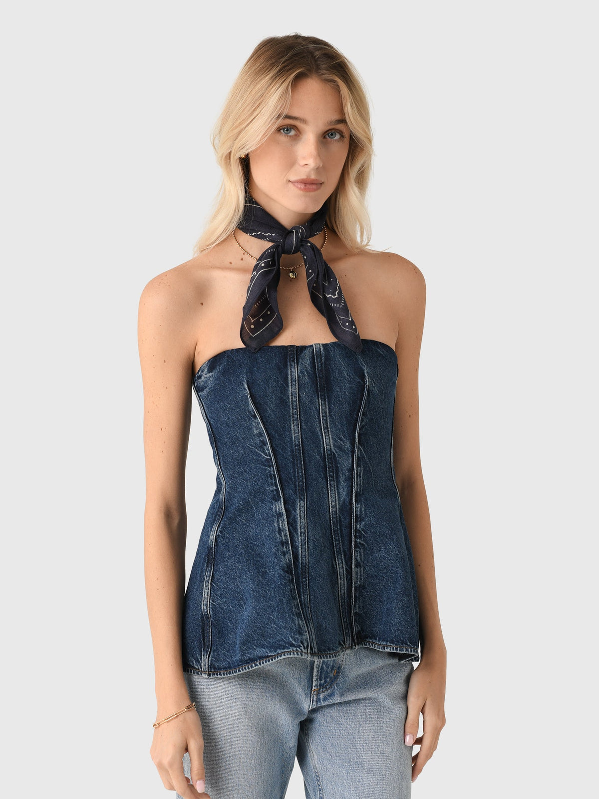 Agolde Women's Lara Corset Top