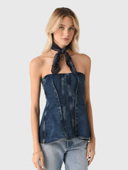 Agolde Women's Lara Corset Top