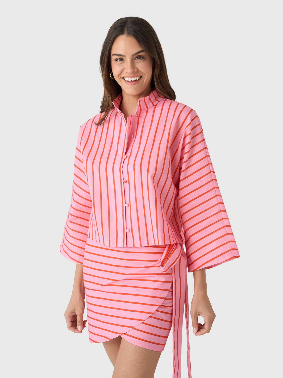 La Vie Women's Striped Everyday Shirt