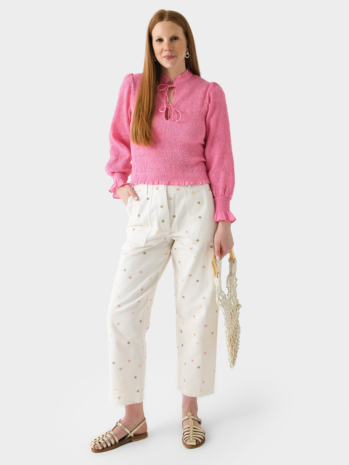 Antik Batik Women's Anna Smocked Blouse