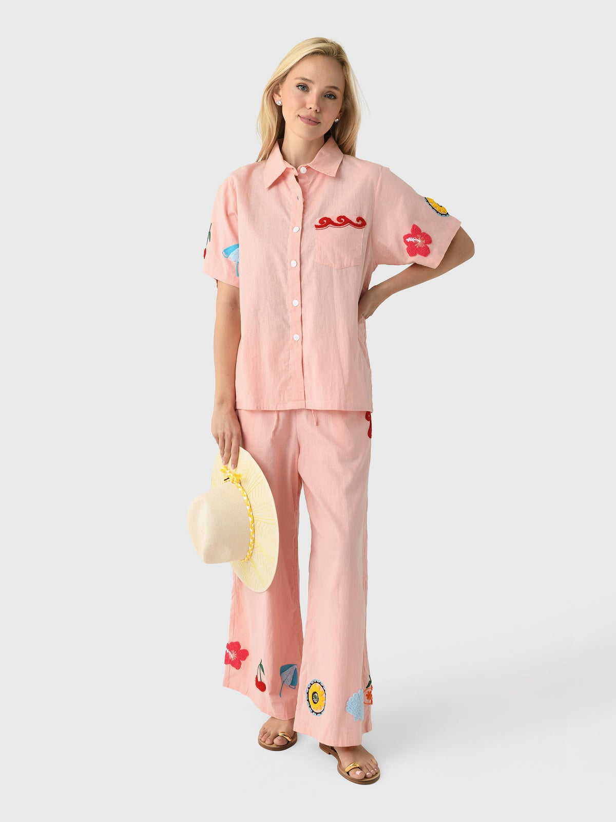 Cleonie Women's Borneo Linen Shirt