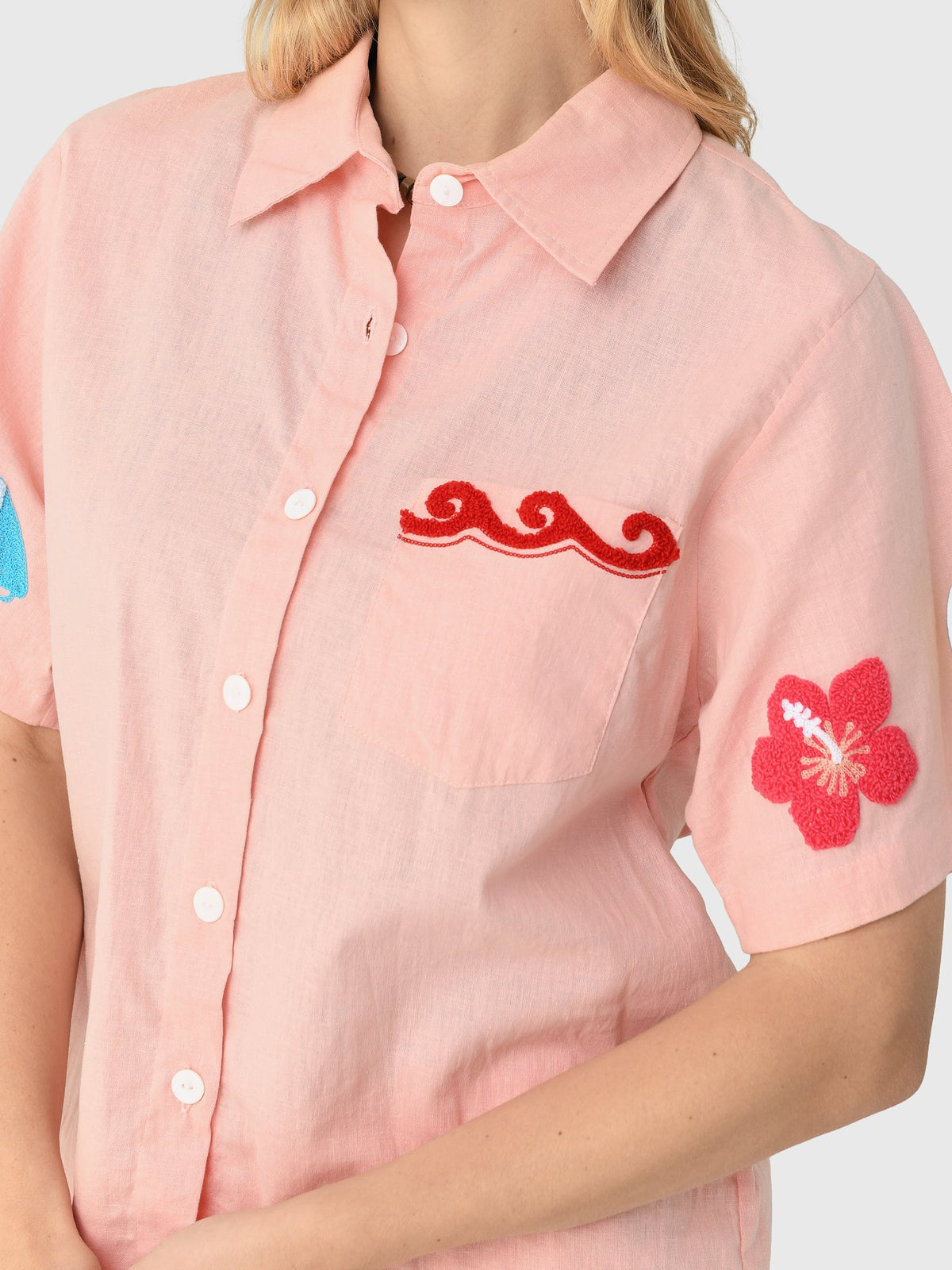 Cleonie Women's Borneo Linen Shirt