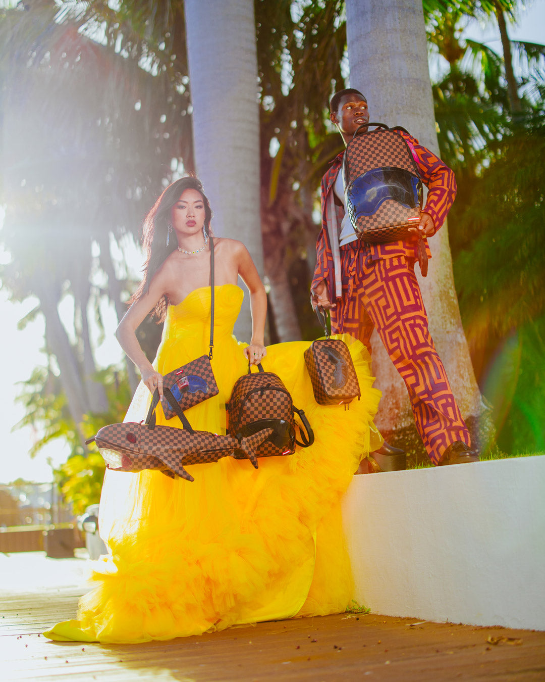 SHARKS IN PARIS CLEAR FOR TAKEOFF DLXSC BACKPACK