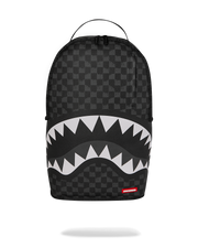 REVERSE MODE - PURPLE VELOUR TO BLACK CHECK BACKPACK