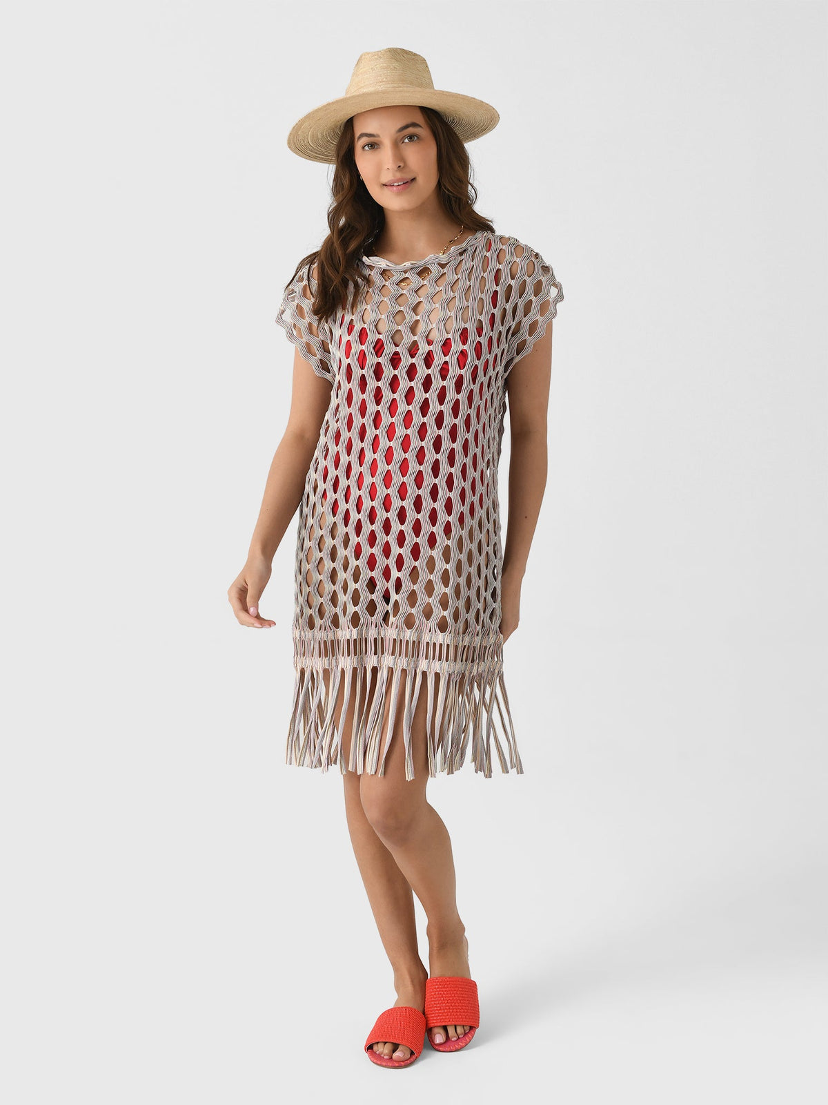Boteh Women's Riva Macrame Jacquard Tunic
