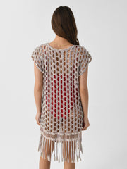 Boteh Women's Riva Macrame Jacquard Tunic