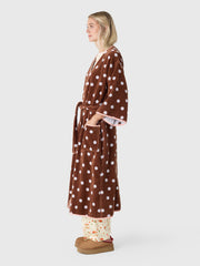 Weezie Women's Bell Sleeve Plush Robe