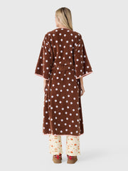 Weezie Women's Bell Sleeve Plush Robe