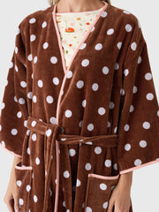 Weezie Women's Bell Sleeve Plush Robe