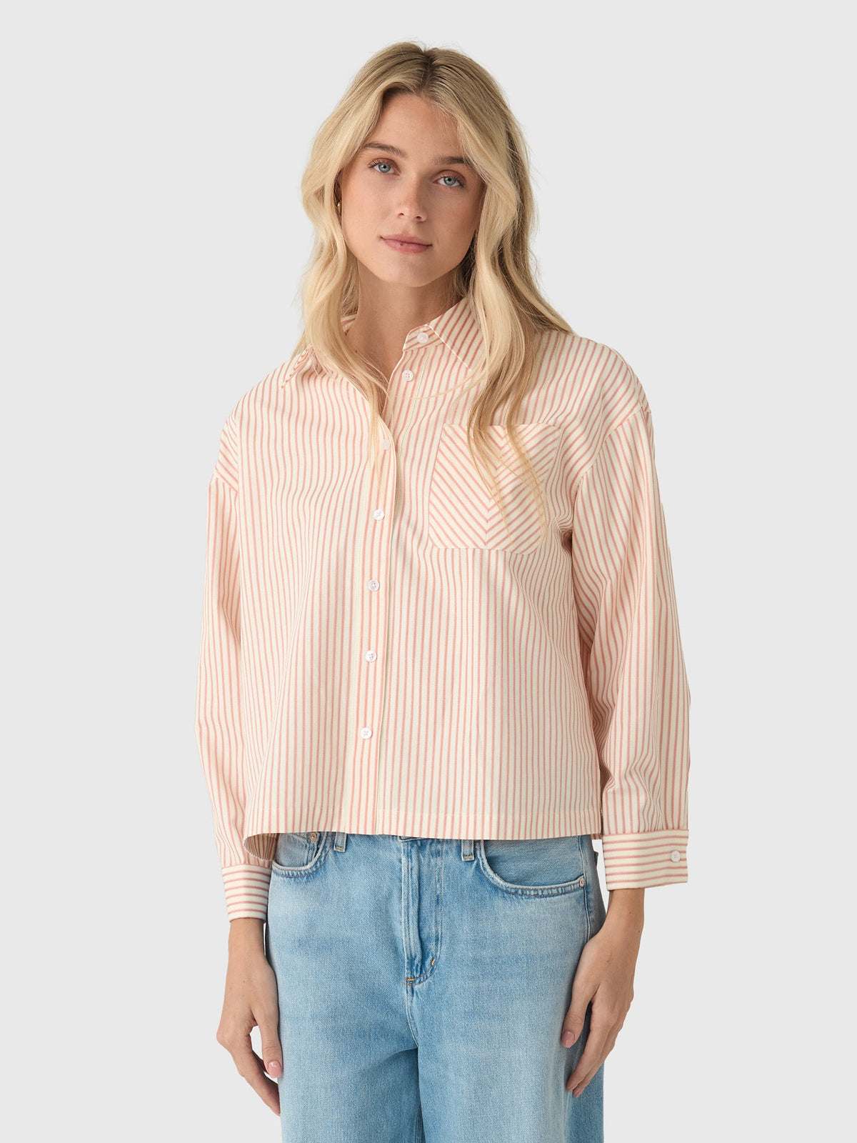 Masons Daughter Women's Cropped Boyfriend Shirt