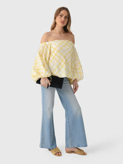 Rosie Assoulin Women's Balloon Sleeve Top