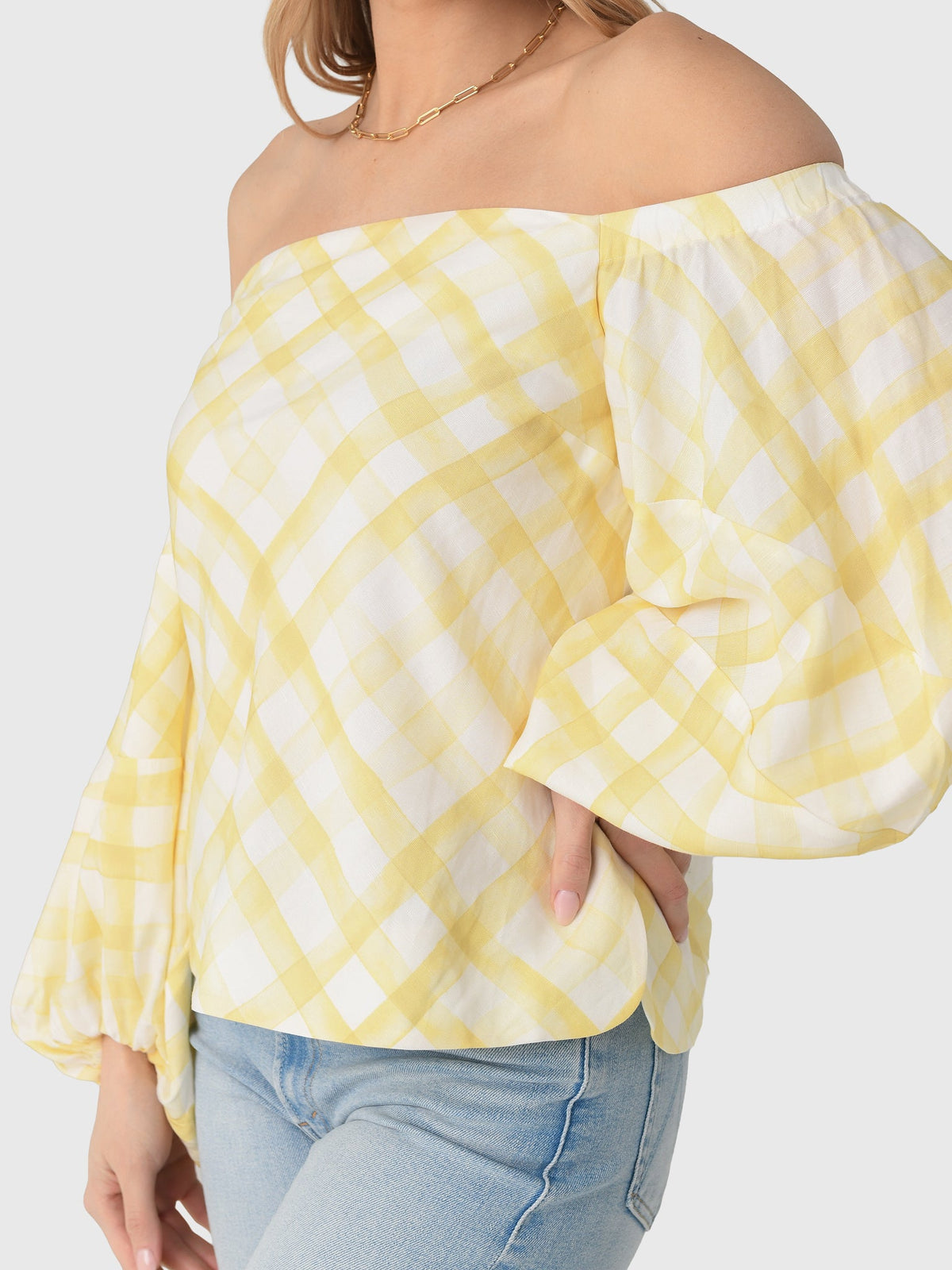Rosie Assoulin Women's Balloon Sleeve Top