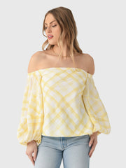 Rosie Assoulin Women's Balloon Sleeve Top