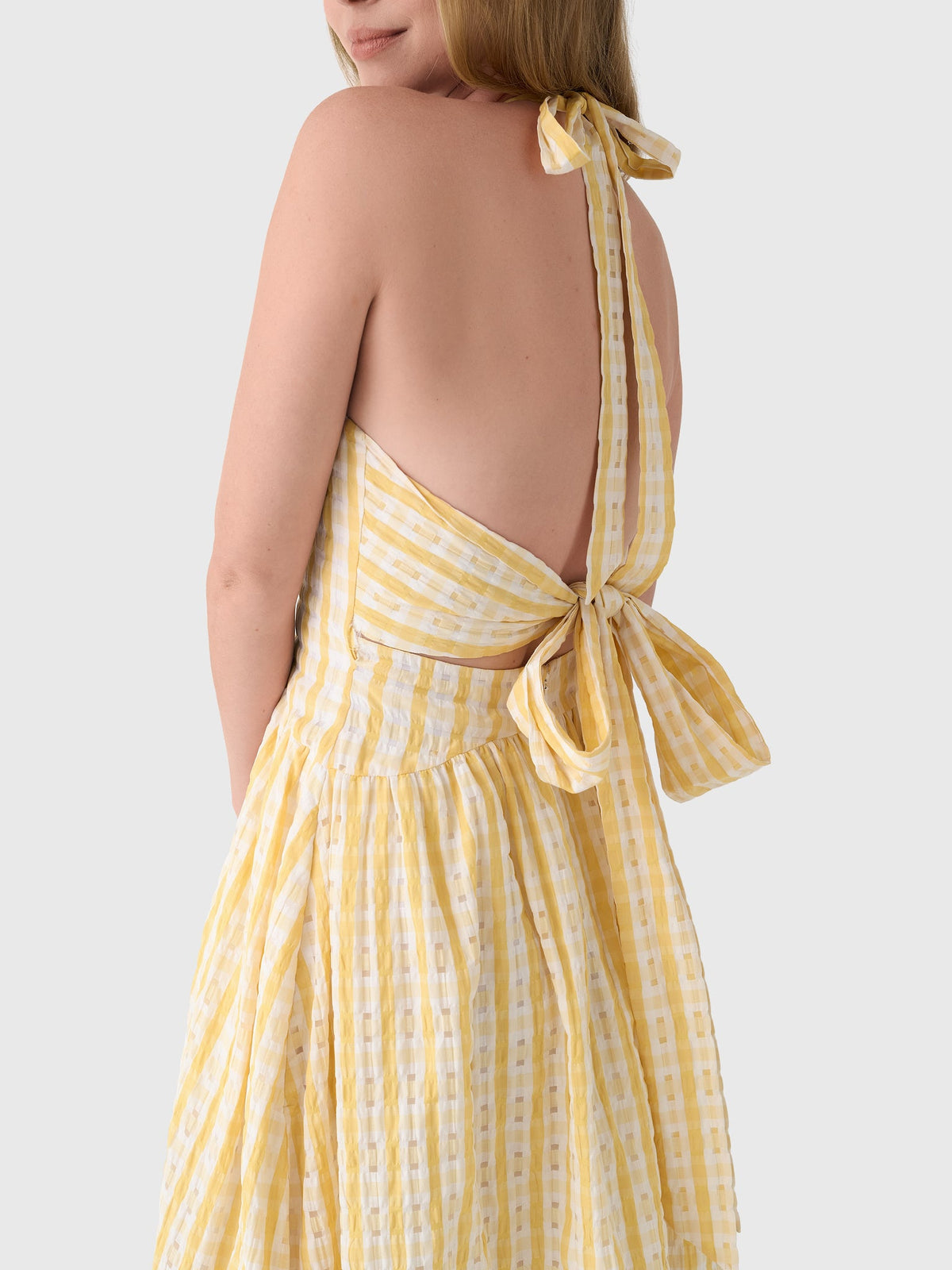 Rosie Assoulin Women's Halter in the Name of Love Dress